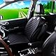 Sitzbezug des Autos für Haustier, Alfheim verschleißfester Bezug des Vordersitzes für Haustier, ausgerüstet mit Anker und rutschfestem Gummibodenbezug sowie einem verstellbaren Autosicherheitsgurt für Haustier(für Vordersitz und separaten Einzelsitz)