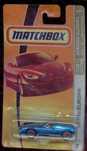 Lotus Europa Matchbox MBX Heritage voiture miniature haut de gamme de 2009 collector jaune
