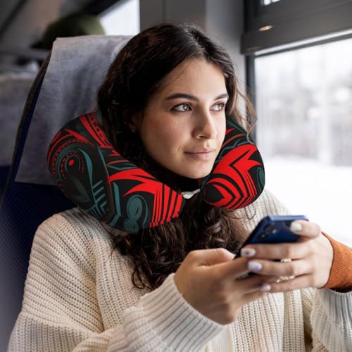 Almohada Viscoelástica U Cervical Negra 30 cm miniatura 6