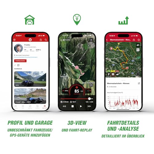 RideLink Tracer Go 4G GPS Tracker Auto Motorrad LKW - Peilsender mit SIM Karte, Echtzeit Live Tracking & Diebstahlmelder, Inklusive Navigation, IP54 Wasserdicht, Deutscher Support - Made in Germany