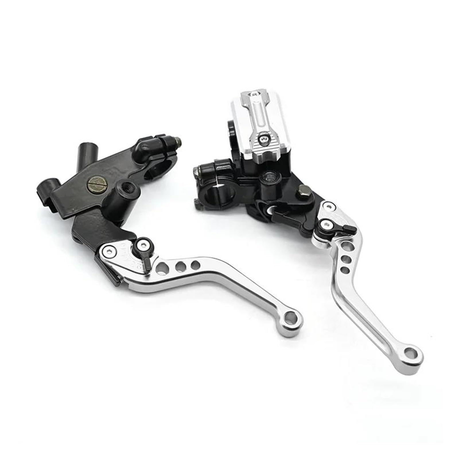 KVKQMLFEAW Motorbike Hand Levers 7/8" 22mm for Scooter Sport Dirt Bike Motorcycle Brake Clutch Levers Handlebar Moto Brake Master Cylinder Lever Clutch Reservoir Handlebar Brake Lever(5)