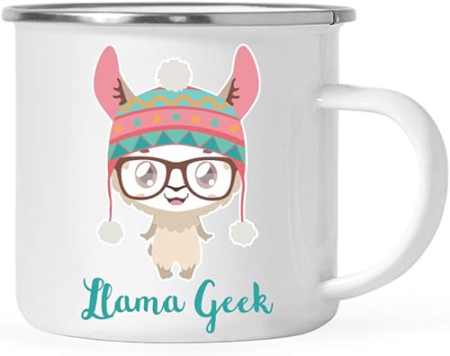 Vista 142 de Andaz Press Taza de café de acero inoxidable con temática de alpaca de llama de 11 onzas, regalo de broma, colorido bohemio con gráficos de llama