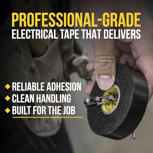 Image of Scotch Super 33+ Vinyl Electrical Tape, Professional Grade, 1 /2-in x 200-in, 1 Rolls with Dispenser