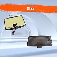 Vista 6 de DTR2017 - Luces delanteras ahumadas de punta de guardabarros LED para Harley Softail Heritage, Sportster, Road Glide Touring Fatboy Electra Glide