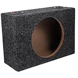 Conception conviviale : idéal pour les bricoleurs, ce caisson de basses est facile à installer et présente une conception scellée pour une qualité sonore optimale, caisson de basses voiture, boîtier pour caisson de basses