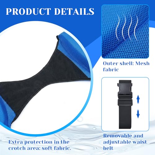 Teyva Daily Deep Water Flotation Belt Aerobics Exercise Water Saddle with Removable Strap Swim Belt Aquatic Exercise Equipment for Fitness Aid Swimming Training
