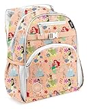 Simple Modern Medium Disney Toddler Backpack for School Girls and Boys | Kindergarten Elementary Kids Backpack | Fletcher Collection | Kids - 15' tall | Princess Flowers