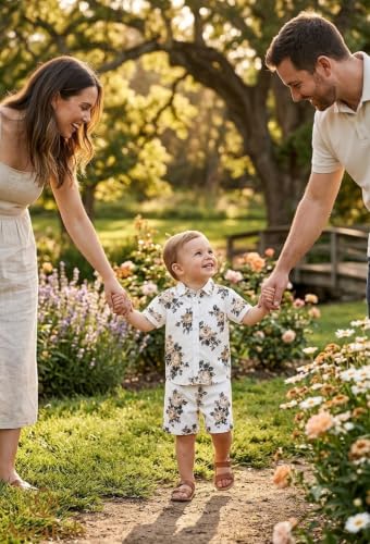Image of Boys Shirt & Shorts Co-ord Set Kids Regular Wear Clothes Outfit