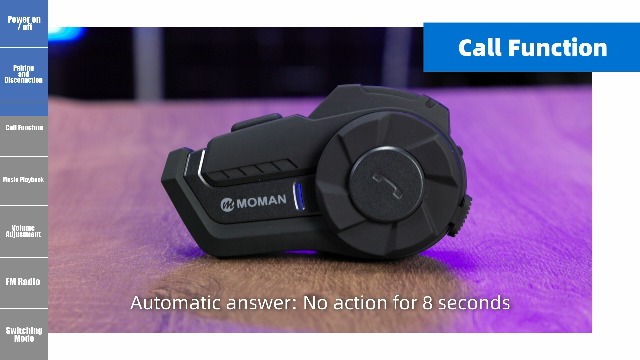 Dgakcvb Motorcycle Bluetooth Headset, BT-S2 Bluetooth 5.0 Helmet Intercom Headset Up To 2-3 Riders 1000M Helmet Communication System For Ski/ATV/Dirt Bike/Racing/Climbing (Boom Microphone,Single