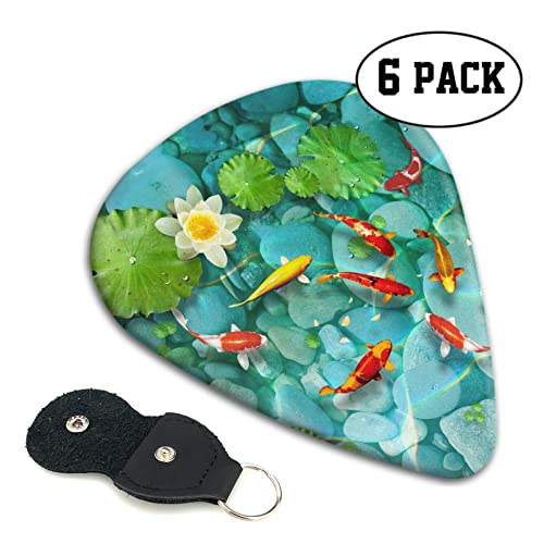 Japanese Carp Lot de 6 médiators pour guitare acoustique, guitare électrique, basse, ukulélé – fin, moyen et épais - Les Beatles, Paul McCartney, John Lennon, RIngo Starr, George Harrison Japanese Carp Lot de 6 médiators pour guitare acoustique, guitare électrique, basse, ukulélé – fin, moyen et épais – Image 3