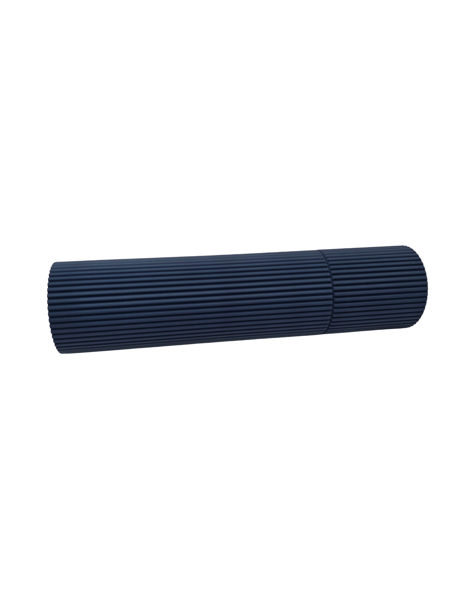 Handgefertigte Design Salzmühle - Pfeffermühle – mit original Keramikmahlwerk inkl. Untersetzer und Einfülltrichter (Navy-Blau)
