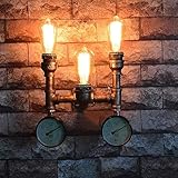 applique luminaire habitat En utilisant du fer métallique, de la peinture cuite à haute température, difficile à décolorer et à rouiller, donnant à votre maison une touche industrielle élégante qui complétera une gamme de décors de maison modernes.