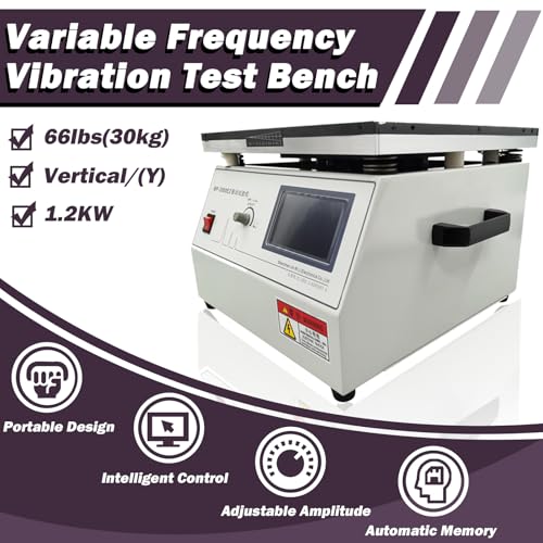 techtongda vertical electromagnetic vibration tester 0-200hz high pulse vibration testing table machine 110v 1200w