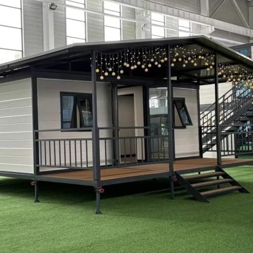 Luxury Modern Prefab Tiny Home for Sale 20ft 40ft Modular 2 3 Bedroom Prefab Expandable Mobile Home Steel Portable Foldable Tiny Folding Container House Office Villas with Bathroom & Kitchen - Image 6