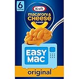 Kraft Easy Mac Original Macaroni & Cheese Microwavable Dinner (6 ct Packets)