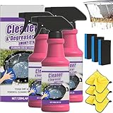 3PCS Fast-Acting Heavy-Duty Grill Degreaser Spray - BBQ Grill Cleaner Spray,Allzweck-Reinigungsmittel Auf Schwerölbasis, Sicherer Hochleistungsreiniger Für Angebranntes Und Fett Für Herdplatten,Grills