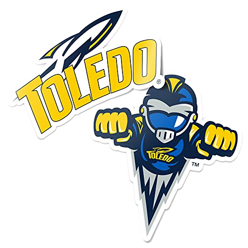 Desert Cactus University of Toledo Sticker UT Rockets Vinyl Decal Laptop Water Bottle Car Scrapbook (4 Inch Set V1)