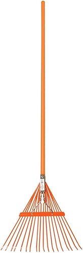 Miniatura 3 de A.M. Leonard Rastrillo de resorte, 18 pulgadas18 púas, 54 pulgadas de largo, mango compuesto