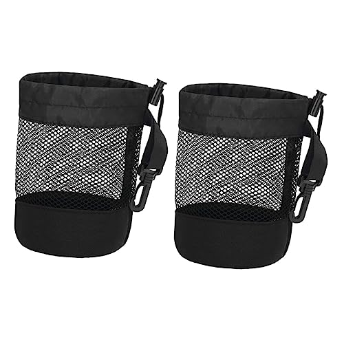 Hemoton Tennis Ball Storage Bag with Drawstring Closure Durable Mesh Design for Easy Carrying Secure Buckle for Golf Balls Lightweight Pouch for Daily Sports Supplies