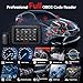 iCarsoft CR Max BT (Enhanced) Wireless Bidirectional Diagnostic Tool, ECU Adaptation/Teach-in, 49+ Reset All System Touchscreen Battery Registration ECU Coding OBD2 Scanner with 38Pin + 20Pin Adapter