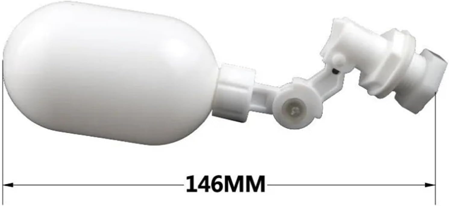 1/4" inlet White Plastic Adjustable Auto Fill Float Ball Valve Water Control Switch For Water Tower Water Tank