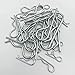 Jongdari Cotter Pins, 30 Pcs Zinc Plated Spring Fastener Assortment Kit, Heavy Duty Cotter Hairpin for Hitch Pin Lock Systems, Multiple Sizes M1.6 - M3.5, Silver
