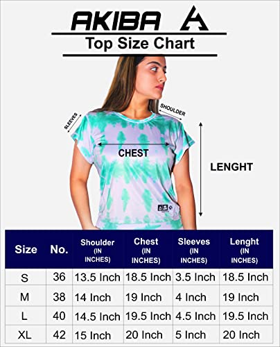 Image of Tie-Dye Crop Top and High Waist Short (Co-Ord Set) for Women Workout