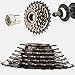 Maxmartt Cassette Flywheel, 7 Speed Bike Cassette, 14T-28T Bike Rear Multistage Flywheel,Bicycle Freewheel Cassette Sprocket 7 Speed Mountain Bike Replacement Accessory