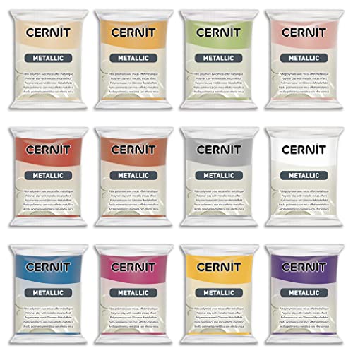CERNIT METALLIC 12 X 56 G PACK ASSORTI