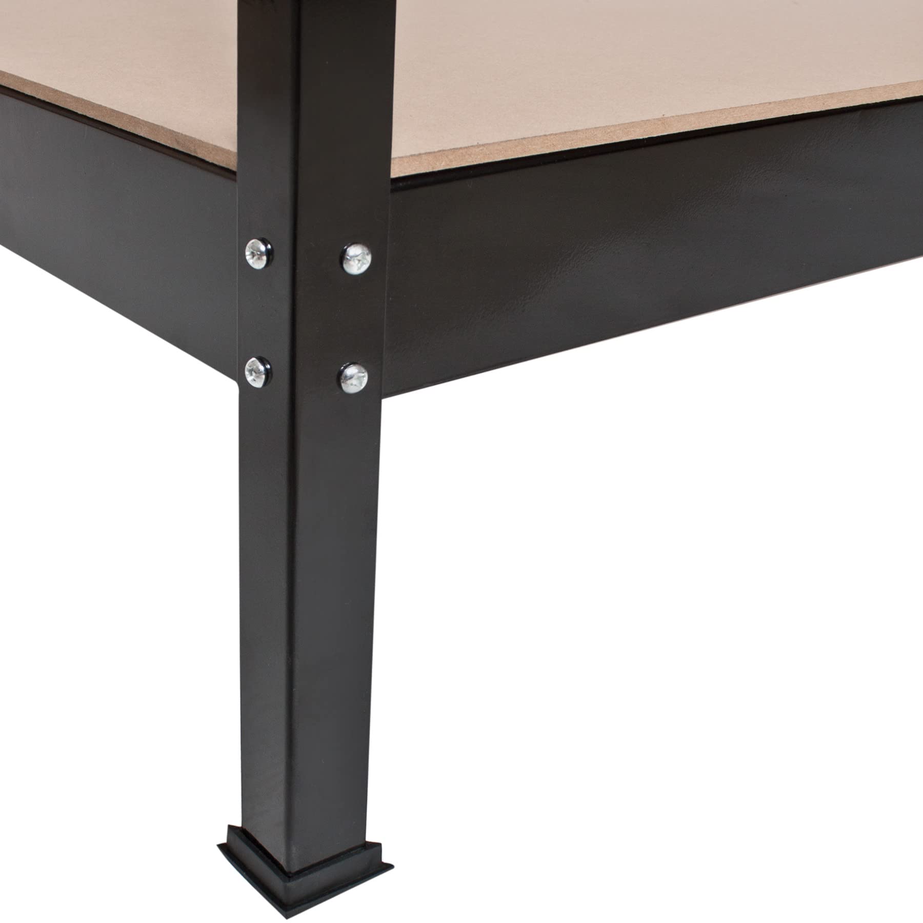 tectake® Etabli Atelier Garage 120 x 60 x 156 cm, Plan de Travail Clair et spacieux, Table Haute, Grand tiroir, étagère Pratique, Etabli avec Panneau Perforé, Rangement des Outils, Rangement Garage