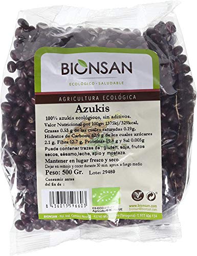 Bionsan Azukis Biologique | 6 sachets de 500 gr | Total: 3000 gr Cover
