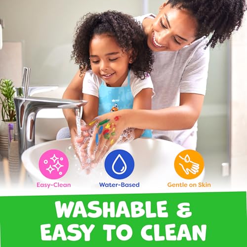 28% Off Washable Finger Paints for Toddlers - 12 Non-Toxic Colors - Image 2