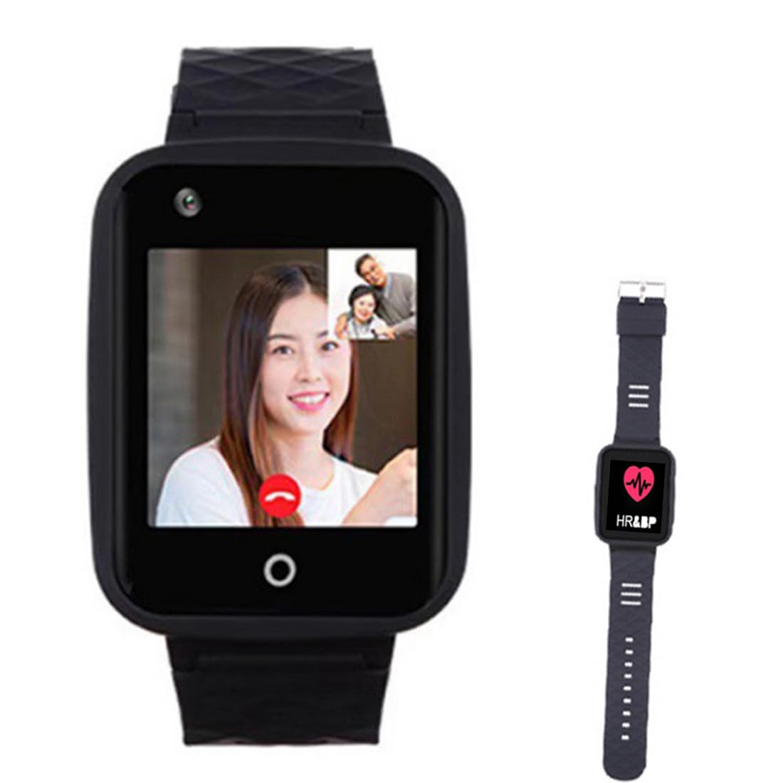 Alarm jesienny dla osób starszych GPS Tracker dla osób starszych SOS Smart Watch dla osób starszych rozmów wideo pozycjonowanie GPS wodoodporny dwukierunkowy głos telefon śledzący w czasie