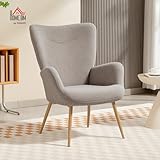 Zoom IMG-1 homcom poltrona imbottita moderna da Zoom IMG-1 homcom poltrona imbottita moderna da