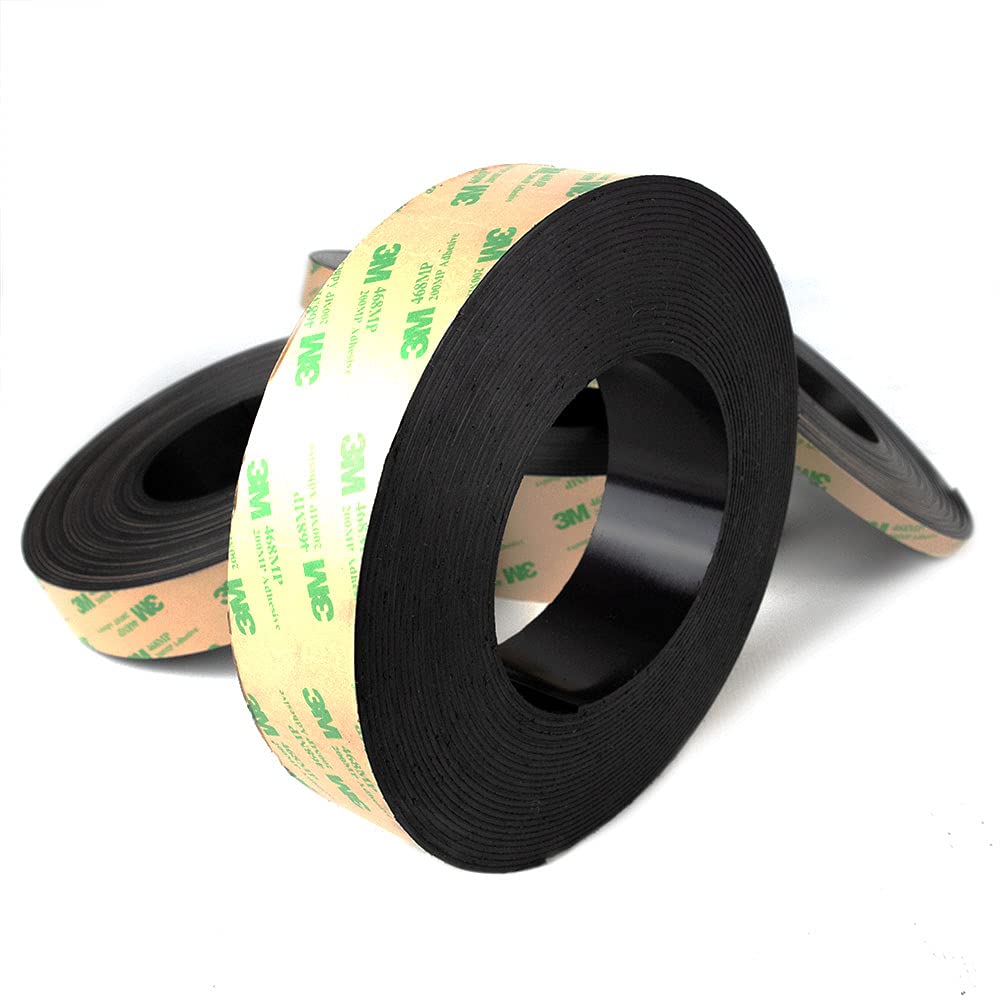 Selbstklebendes Magnetband – Länge 10 m, Breite 50 mm, Dicke 1,5 mm – Rolle mit 3M-Kleber