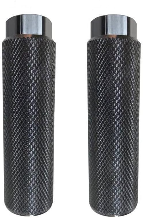 2 Pcs BMX Pegs,Aluminum Alloy Bike Pegs,Anti-Slip Rear Feet Pedals