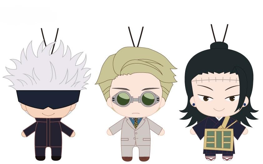 Amazon.com: FURYU Corporation-Jujutsu Kaisen Plush Toy Set-Jujutsu
