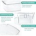 HRF266N6CSE1 Door shelf, Compatible with Hisense Refrigerator Door Bin Right and Left HFR266N6CSE, RF26N1ASE, HRF266N6CSE. for Hisense Upper Door Shelf Right HRF254N6TSE, HRF254N6DSE. part: K4088543.