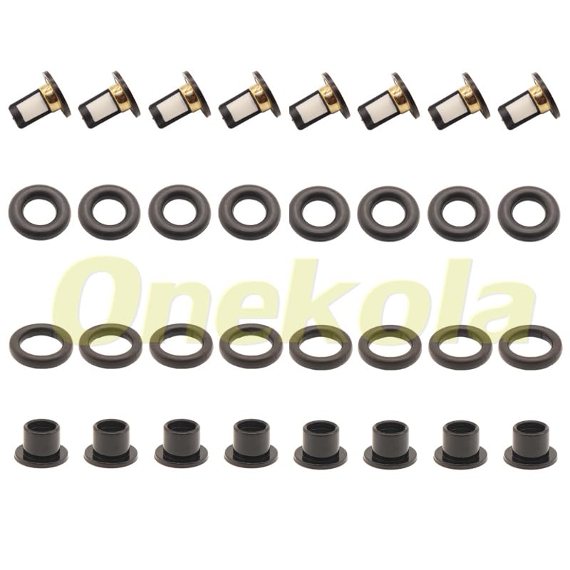 Fuel Injector Service Repair Kit Filters O Rings Seals Grommets for 16600-95F0A for Nissan Almera Classic 1.6 16V N17 FBY10F0 - (Color: 20 Piece Set)