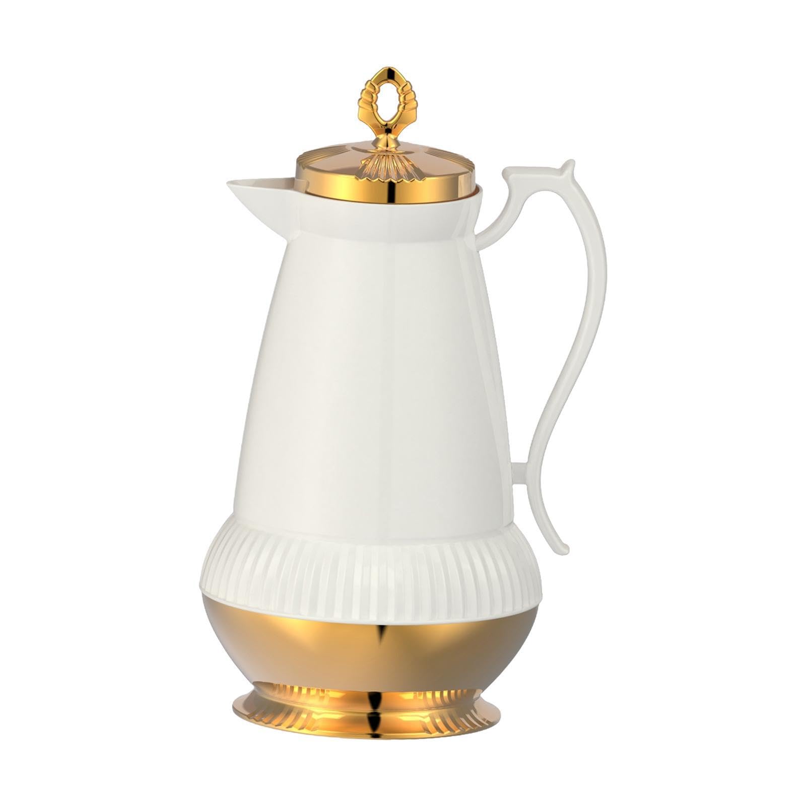 PIXZCSA Thermal Pot Insulated Coffee Carafe With Glass Liner Durable Keeps Beverage Hot Or Cold Efficiently Arabic Style Water Kettle Capacity Of 1000ML Is, Style B
