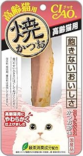 （まとめ買い）いなばペットフード CIAO 焼かつお 高齢猫用 1本 YK-22 【×24】