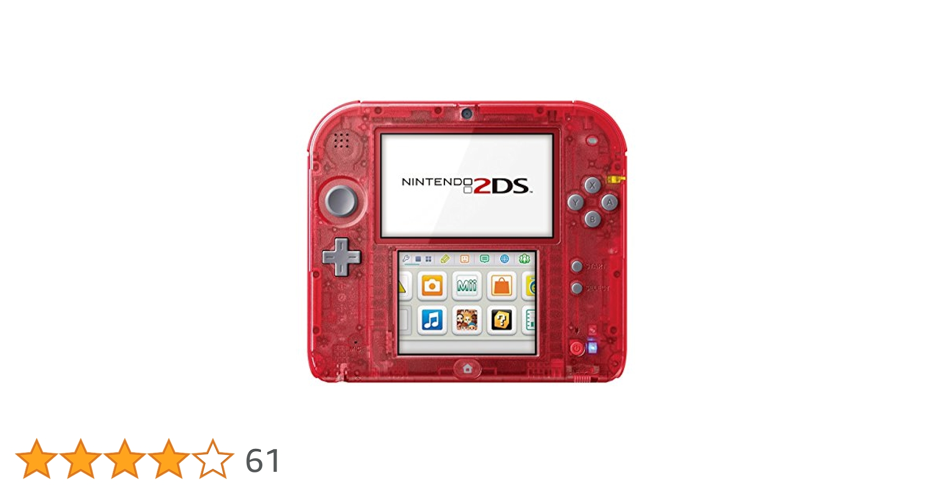 Nintendo 2DS レッド Nintendo 2DS Console System Red from JAPAN with Tracking NEW