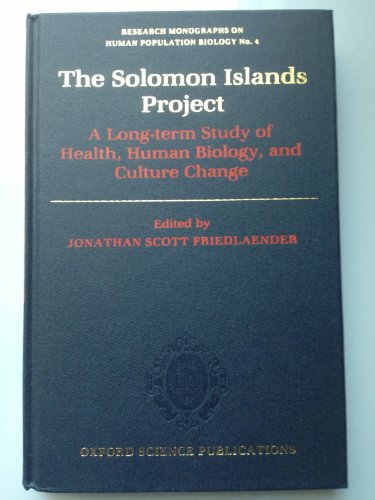The Solomon Islands Project: A Long-Term...