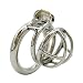 Happygo Re-improve Stealth Convenient Lock Male Chastity Device, Hypoallergenic Stainless Steel Cock Cage, Penis Ring, Virginity Lock, Chastity Belt, Adult Game Sex Toy (1.77 inch/ 4.5cm)