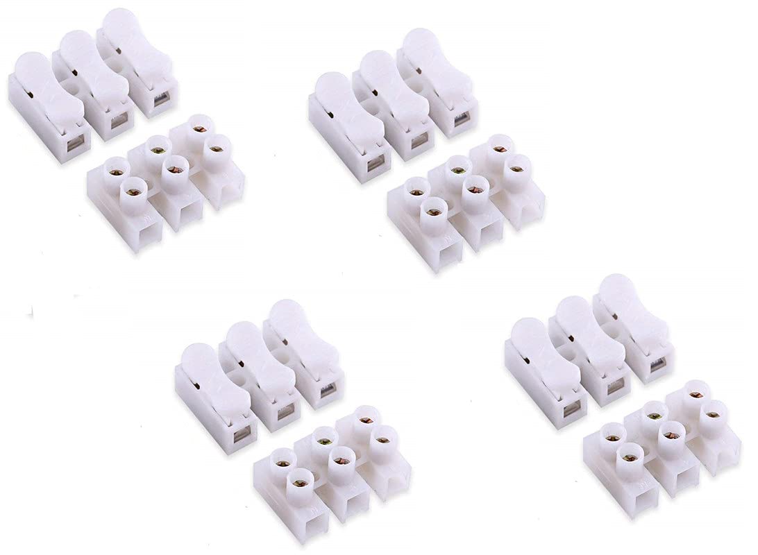 Wire Connectors - 100 Pack Quick Push Lock -2