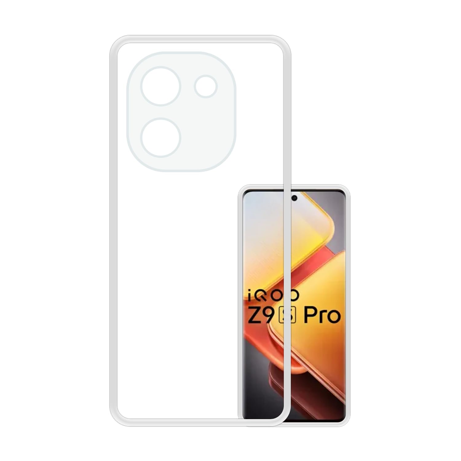 VIDO Transparent Back Case Cover for iQOO Z9s Pro 5G (Soft & Flexible & Camera Protection Back Case) (B0DG94NB7Z) Amazon Price History, Amazon Price Tracker