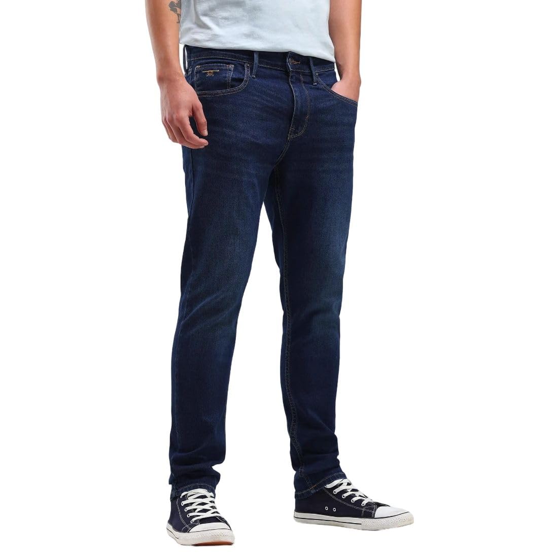 flying machine Men's Slim Tapered Fit Jeans| Solid | Mid Rise | Stretchable | Jeans for Man-picture-41
