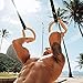 PULLUP & DIP Premium Gymnastic Rings, Wooden Gym Rings for Calisthenics - Wide Straps with Length Markings + Door Anchor + Carry Bag + Exercise Guide, Calisthenics Rings (Trings Set)