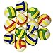 Akusety Mini Sports Stress Balls Volleyballs Fun, 12-Pack Foam Ball 2.5” Relaxable Stress Relief Squeeze Balls