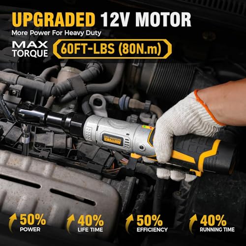 ALLOY POWER 12V Extended Cordless Ratchet